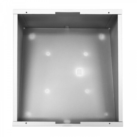Quam Surface Mount Enclosure For Ck2/S Clock Baffle Assembly, White Powder SE12W